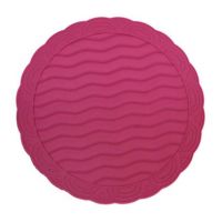 Set of 2 Durable Non-slip Silicone Coasters Tablemats Purple